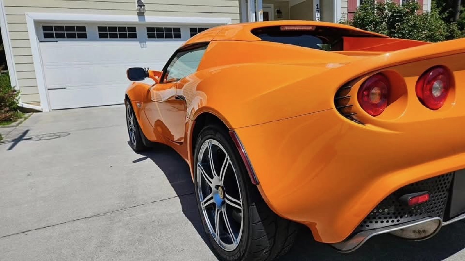 Orange Lotus after exterior detailing